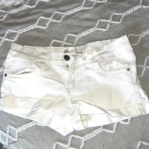 RSQ White Denim Shorts Size 7